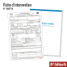 Carnet Fiche d'Intervention 15497*04
