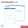 Carnet Fiche d'Intervention A5